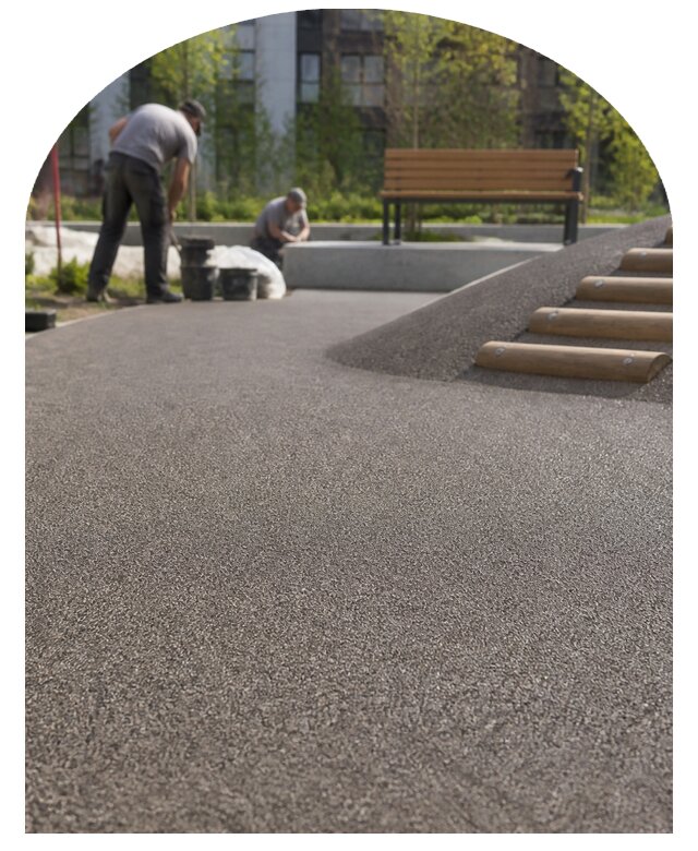 Бесшовное резиновое покрытие в Набережных Челнах от 3555 р. | Метпроект-Нбр